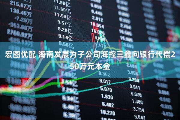 宏图优配 海南发展为子公司海控三鑫向银行代偿250万元本金